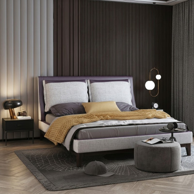 Designer Italienische Möbel Bett Doppel Schlazimmer 180x200cm Betten