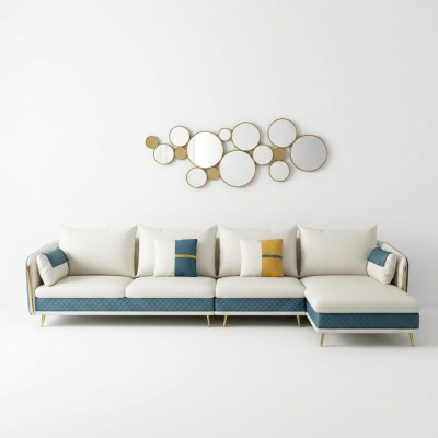 Wohnlandschaft L-Form Ecksofa Couch Design Polster Garnitur Sofa Ecke Neu