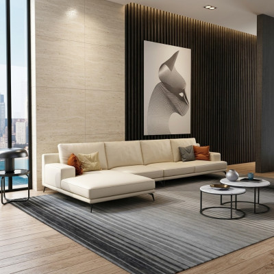 Design Polster Couch Wohnlandschaft Ecksofa Polster Sitz Garnitur Sofa