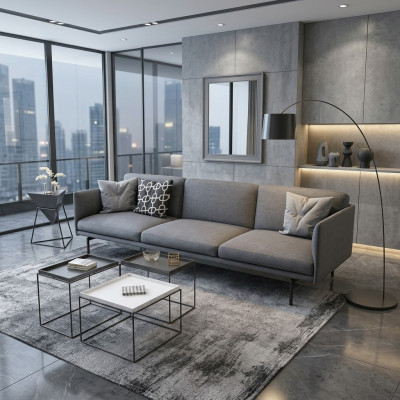 Design Sofa 3 Sitzer Wohnzimmer Couch Couchen Polster Sofas Dreisitzer