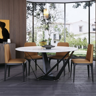Runder Luxus Esstisch Designer Esstische 130cm Konferenz Rund Tische