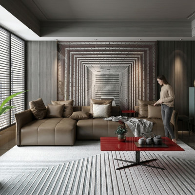 Design Polster Couch Wohnlandschaft Ecksofa Garnitur Polster Sofa Sitz