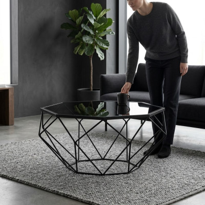 Italienische Stil Möbel Edelstahl Couchtisch Sofa Glas Tische Bestelltisch