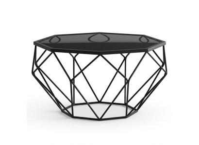 Design Couchtisch mit Beistelltisch 2tlg. Set Edelstahl Tisch Sofa Tische