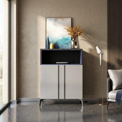 Design Kommode Anrichte Side Lowboard Schrank Regal Dekorative Luxus Wohn