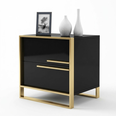 Design Nacht Tisch Konsole Luxus Beistell Schlaf Zimmer Metall Konsolen
