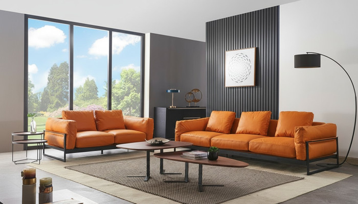 Designer Sofa Sofagarnitur 3+2 Sitzer Couch Polster Garnitur Italienische Möbel