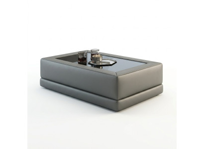 Sofatisch Glas Design Kaffee Tisch Wonzimmer Leder Couch Dekor Beistell