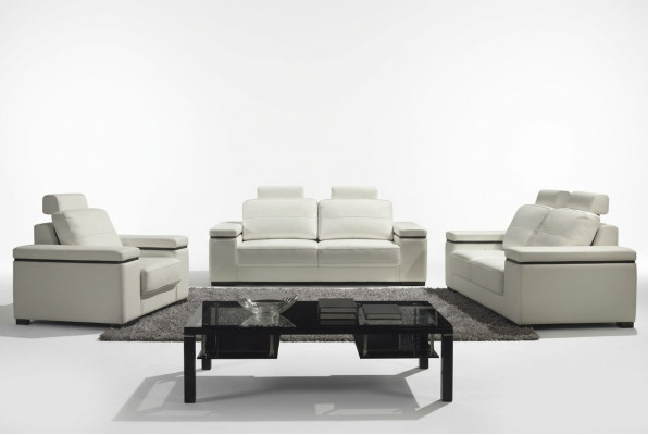 Sofa 3 Sitzer Design Sofas Polster Moderne Couchen Leder Relax Dreisitzer