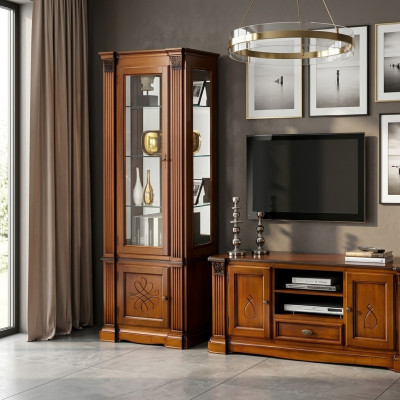 Vitrine Schrank Vitrinen Wohnzimmer Schau Schränke Design Neu Barock Rokoko neu