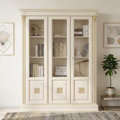 Büro Bücherschrank Aktenschrank Luxus Möbel Stil Schrank Vitrinen Einrichtung