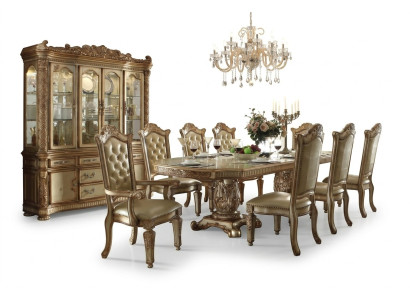 Königlicher Esstisch Tisch Holz Tische Rokoko Barock Esszimmer Antik Stil
