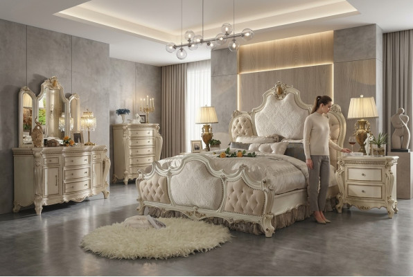 Bett Luxus Polster Design Doppel Betten Ehe Hotel Schlaf Zimmer Textil