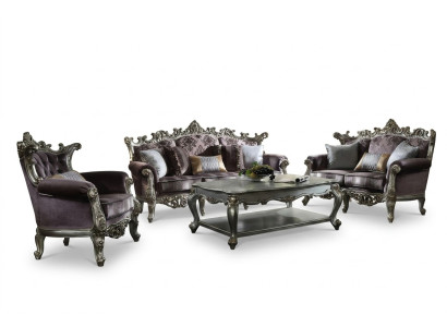 Luxus Möbel Sofa Sofagarnitur Couch Polster 3+2+1 Sitzer mit Couchtisch