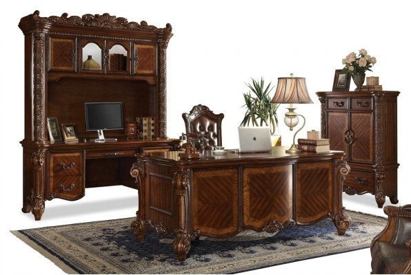 Luxus Schreibtisch Tisch Büro Office Antik Stil Barock Rokoko Barock Tische