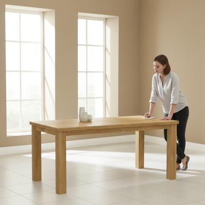 Design Esstisch Design Tisch Holz Esszimmer Möbel Wohnzimmertisch Tische 160/220