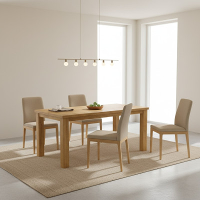 Design Esstisch Design Tisch Holz Esszimmer Möbel Wohnzimmertisch Tische 160/220