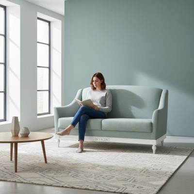 Sofa 3 Sitzer Designer Sofa Couch Polster Sofas Couchen Stoff Textil Dreisitzer