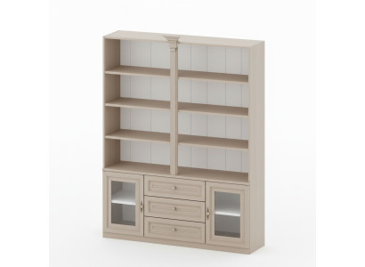 Klassische Schränke Schrank Schrankwand Vitrine Vitrinenschrank Holz