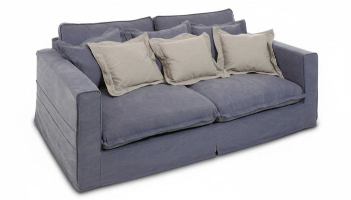 Sofa 3 Sitzer Stoffsofas Luxus Couch Couchen big Polster Lümmel 240cm