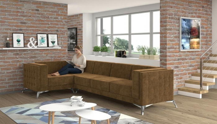 Ecksofa Polster Garnitur Wohnlandschaft L Form Sofa Designer Couch Sofas