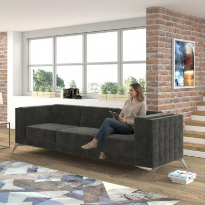 Design Sofa 3 Sitzer Chesterfield Couch Polster Sofas Designsofa Dreisitzer Neu