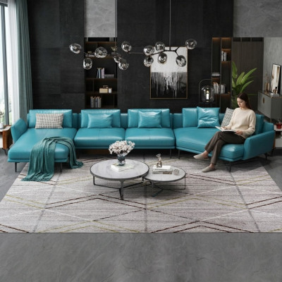 Sofa U-Form Ledeh Wohnlandschaft Garnitur Design Moderrsofa Coucn Sofas Turkis