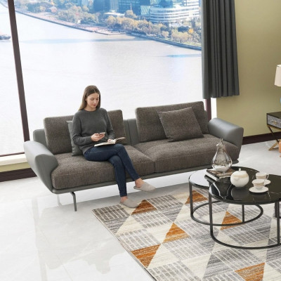 Zweisitzer Design Sofa 2 Sitzer Sitz Couch Polster Garnitur Couchen Stoff Sofas