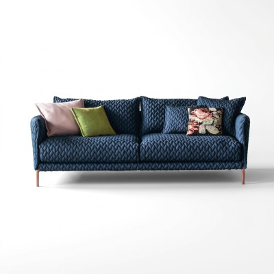 Sofa 3 Sitzer Couch Wohnlandschaft Modern Garnitur Design Sofa Sitz Stoff