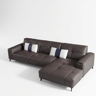 Design Esk Ecksofa L-form Modern Sofas Ledersofa Couch Sofa Sitz Wohnlandschaft