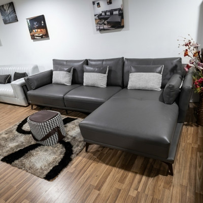 Ecke Ecksofa L-Form Wohnlandschaft Sofa Couch Polster Garnitur Stoff Leder Sofas