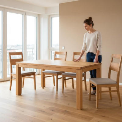 Esstisch Holz Tische Wohn Ess Zimmer Tisch Massivholz Esstische Echtholz 180x90