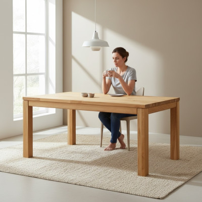 Esstisch Holz Tische Wohn Ess Zimmer Tisch 160x90 Massivholz Esstische Echtholz