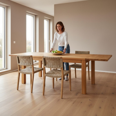 Esszimmer Esstisch Massive Tische Möbel Tisch 140x90cm Echtes Holz Vollholz Neu