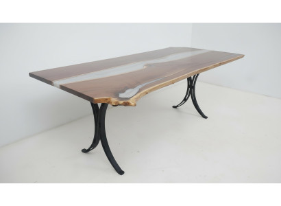 Esstisch Meer Wasser River Echtes Holz Flusstisch 220x110 Tische