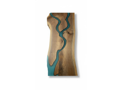 Esstisch River Table Echtes Holz Deko Flusstisch Massiv Epoxidharz Tische