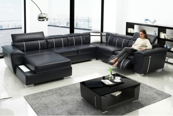 Design Couch Ecksofa Eckgarnitur Sofa Sofas Couchen Tisch 2tlg. Wohnlandschaft