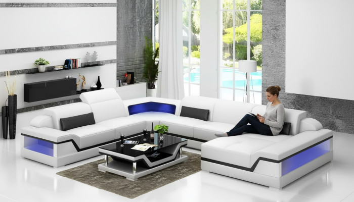 Eckgarnitur Ecksofa Polster Eckcouch 2tlg Set Neu Moderne Wohnzimmer