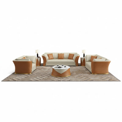 Exklusive Designer Möbel 32 Sitzer Wohnlandschaft Couch Polster Garnitur 2tlg.