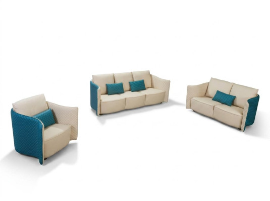 Dreisitzer Italienische Stil Sofa 3 Sitzer Modernes Sofa Ledersofa Couch
