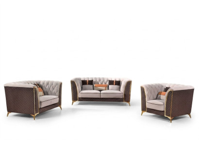 Ledersofa Designer Sofa Sofagarnitur 321 Sitzer Modernes Sofa Wohnlandschaft Neu