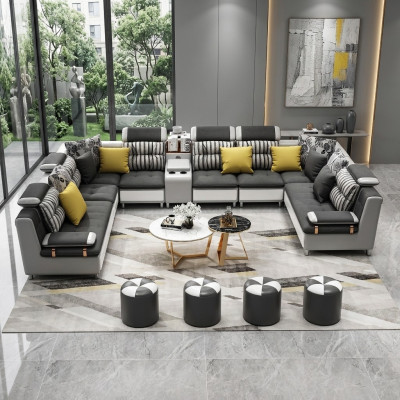 Ledersofa Ecksofa U Form Modernes Sofa Ledersofa Ecksofa Polster
