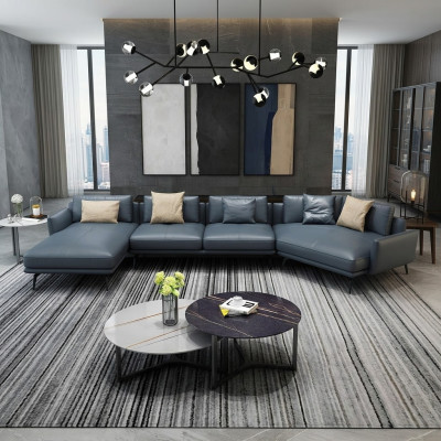 Italienische Möbel Wohnzimmer Ecksofa Couch Polster Luxus Sofa Eckgarnitur