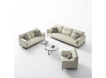 Italienische Designer Möbel Sofagarnitur 321 Sitzer Couch Polster Stoff Textil