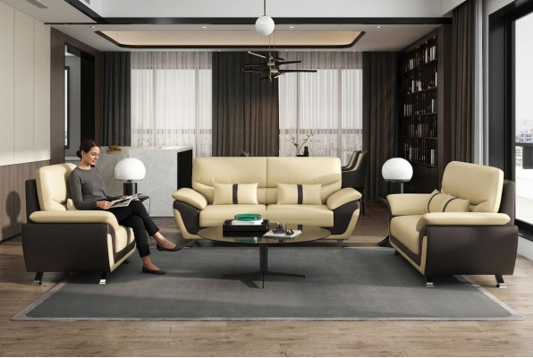 Wohnzimmer Polstermöbel Sofagarnitur 3+2+1 Sitzer Modernes Sofa