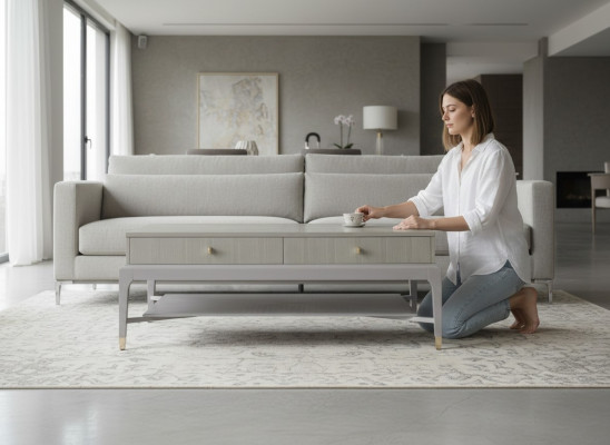 Luxus Wohnzimmer Tisch Couchtisch Design Tische Style Möbel Rechteckig