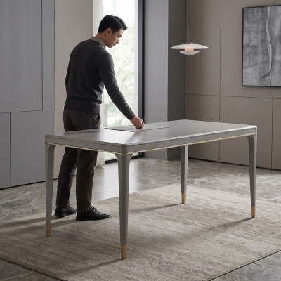  Italienische Stil Möbel Esstisch Tisch Holz Möbel Esszimmer 140x85cm