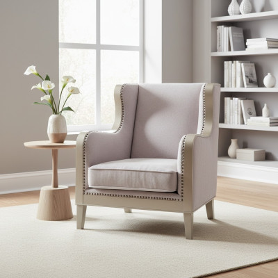 Moderner Sessel Wohnzimmer Einsitzer Hotel Polster Stühle Designer