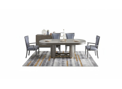 Design Stuhl Set 6x Luxus Stühle Sitz Polster Gruppe Lehnstuhl Set Garnitur Neu