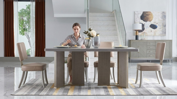 Luxus Esszimmer Stühle Hochwertige Einrichtung Hotel Lehn Stuhl Set